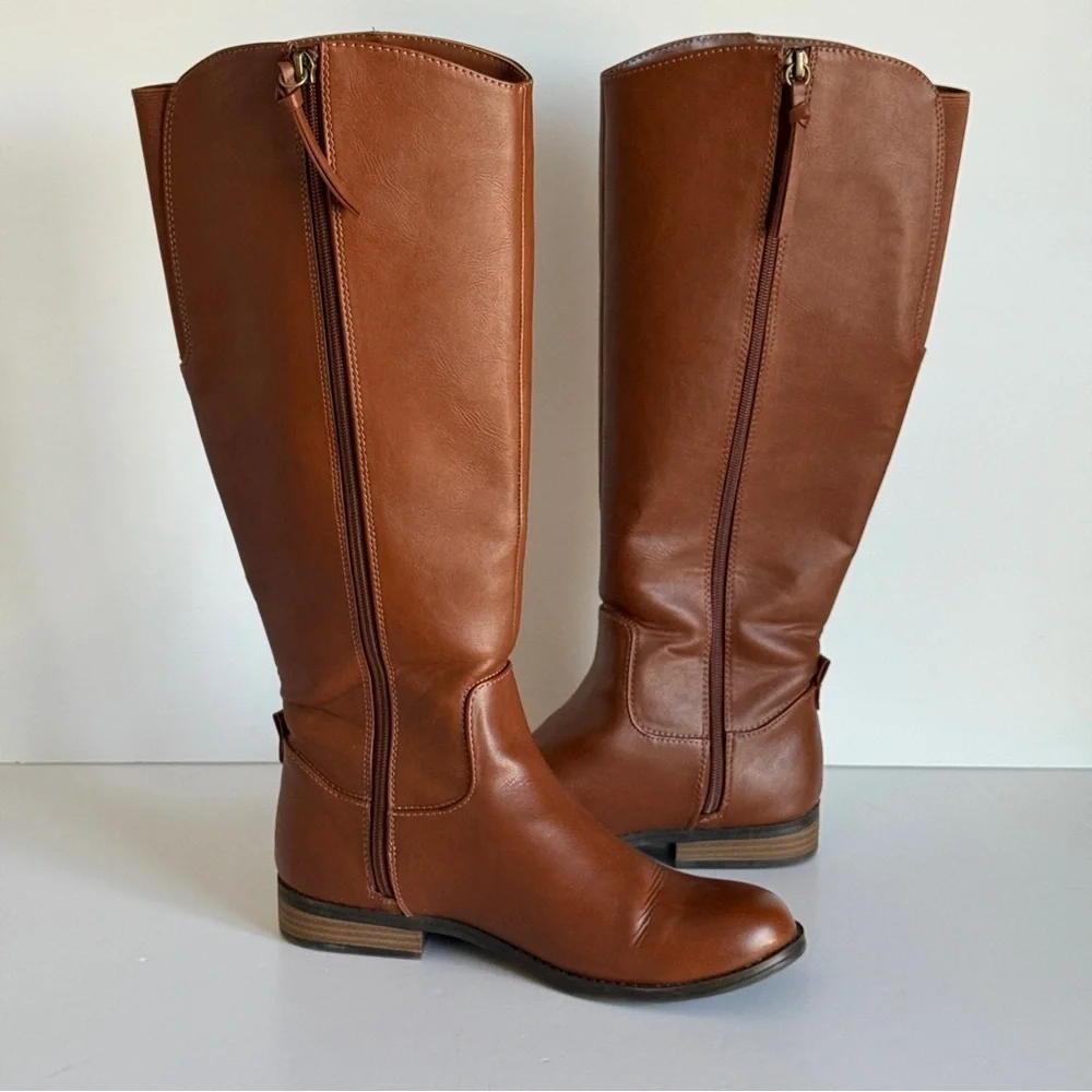 Universal Thread Brown Knee High Boots Size 8.5